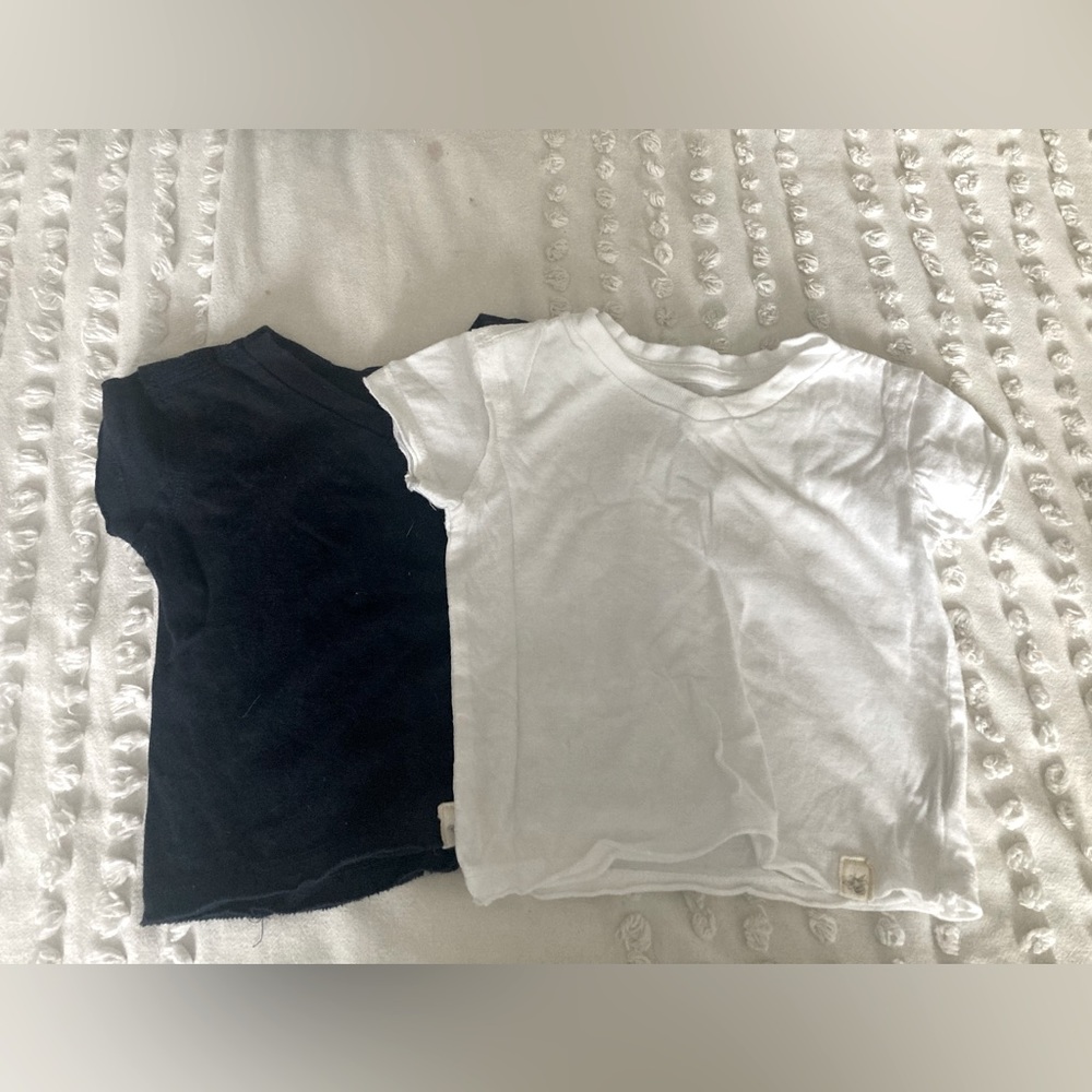 2 t-shirts, organic cotton